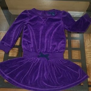 Ralph Lauren 24M Velvet Dress